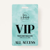 Eenvoudig modern Logo VIP-evenement Badge (Voorkant)