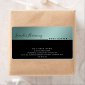 Eenvoudig modern luxe typografie zwart product etiket (Insitu)