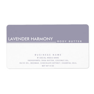 Eenvoudig modern luxe-typografisch product etiket