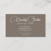 Eenvoudig, Modern, Make-upkunstenaar, Schoonheidss Visitekaartje (Voorkant)