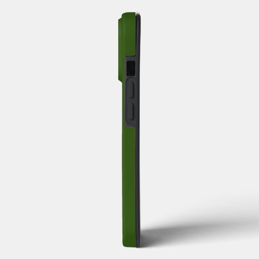 Eenvoudig Modern Masculine Black en Groen met naam Case-Mate iPhone Case (Achterkant / Links)