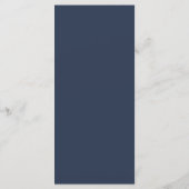 Eenvoudig modern menu Rosh Hashanah (Achterkant)