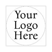 Eenvoudig Modern Met Zakelijk Logo Rubberstempel (Afrduk)