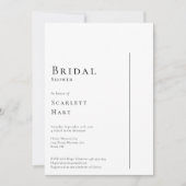 Eenvoudig Modern Minimaal Bruiloft Vrijgezellenfee Kaart (Voorkant)