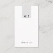 Eenvoudig, modern, minimaal en trendy visitekaartje (Voorkant)