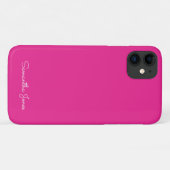 Eenvoudig modern - minimaal - Fuschia roze Case-Mate iPhone Case (Achterkant (horizontaal))