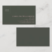 Eenvoudig, modern, minimaal, professioneel roze, g visitekaartje (Voorkant / Achterkant)