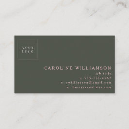 Eenvoudig, modern, minimaal, professioneel roze, g visitekaartje