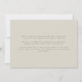 Eenvoudig, modern, minimaal, Single Photo Happy Ni Feestdagenkaart (Achterkant)