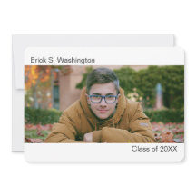 Eenvoudig Modern Minimalistisch Afstudeerder Aanko