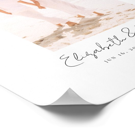 Eenvoudig modern, minimalistisch alternatief voor  poster (Hoek)