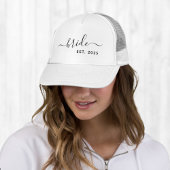 Eenvoudig modern minimalistisch elegant script Bri Trucker Pet