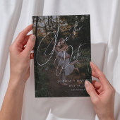 Eenvoudig Modern Minimalistisch Elegant Script Fot Save The Date