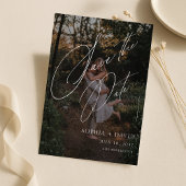 Eenvoudig Modern Minimalistisch Elegant Script Fot Save The Date