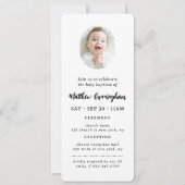 Eenvoudig modern, minimalistisch fotojuffrouw kaart (Voorkant)