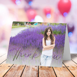 Eenvoudig Modern Minimalistisch Fotokalligrafie Sc Bedankkaart