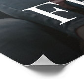 Eenvoudig modern, minimalistisch fotovriendschappe poster (Hoek)