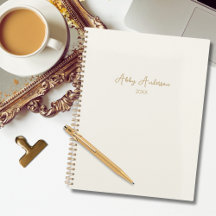 Eenvoudig modern minimalistisch gouden script | Ge