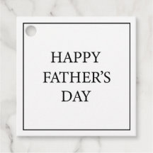 Eenvoudig Modern Minimalistisch Happy Fathers Day 