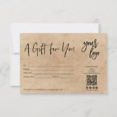 Eenvoudig modern minimalistisch kraftpapier Voeg l (Voorkant)