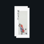 Eenvoudig modern, minimalistisch menu met foto-wed<br><div class="desc">Eenvoudig modern,  minimalistisch menu met foto-weddenschap</div>