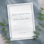 Eenvoudig modern, minimalistisch mosterd blauw kle kaart