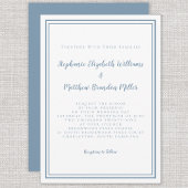 Eenvoudig modern, minimalistisch mosterd blauw kle kaart