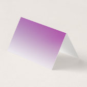 Eenvoudig modern minimalistisch Paarse ombre gradi Kaart (Achterkant)