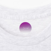 Eenvoudig modern minimalistisch Paarse ombre gradi Labels (Aangebracht)