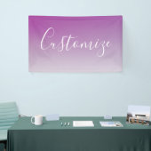 Eenvoudig modern minimalistisch Paarse ombre gradi Spandoek (Beurs)