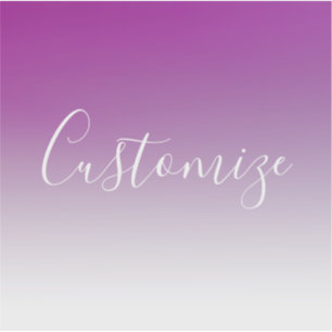 Eenvoudig modern minimalistisch Paarse ombre gradi Sticker