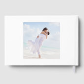 Eenvoudig Modern Minimalistisch Script Bruiloft me Gastenboek (Achterkant)