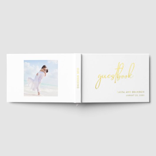 Eenvoudig Modern Minimalistisch Script Bruiloft me Gastenboek (Volledig)