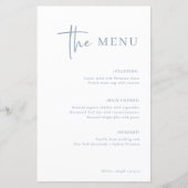 Eenvoudig modern minimalistisch | Stusty Blue Wedd (Voorkant)