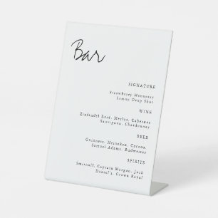 Eenvoudig modern, minimalistisch symbool voor de b reclamebord met voetstuk