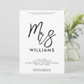 Eenvoudig modern minimalistisch Vrijgezellenfeest Kaart (Staand voorkant)