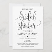 Eenvoudig modern minimalistisch Vrijgezellenfeest Kaart (Voorkant)