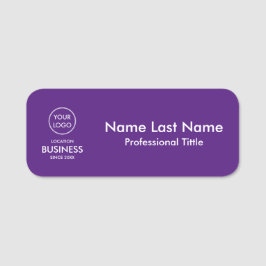 Eenvoudig modern minimalistisch zakelijk Logo Paar Naamplaatje