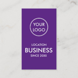 Eenvoudig modern minimalistisch zakelijk Logo Paar Visitekaartje