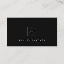 Eenvoudig modern minimalistisch zwart klasmodel