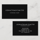 Eenvoudig, modern miniprofessioneel visitekaartje (Voorkant / Achterkant)