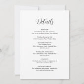 Eenvoudig modern, modern, allemaal in één keer kaart (Achterkant)