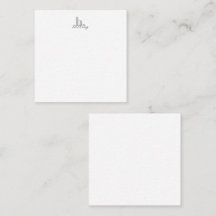 Eenvoudig Modern Monogram Elegant Schrift  