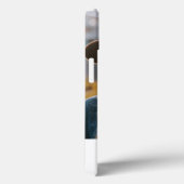 Eenvoudig Modern Monogram Foto Gepersonaliseerde N Case-Mate iPhone Case (Achterkant / Rechts)
