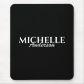 Eenvoudig modern Monogram Muismat (Voorkant)