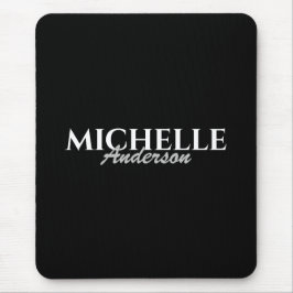 Eenvoudig modern Monogram Muismat