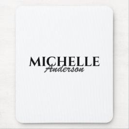 Eenvoudig modern Monogram Muismat