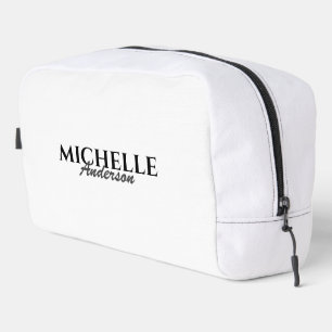 Eenvoudig modern Monogram Toilettasje