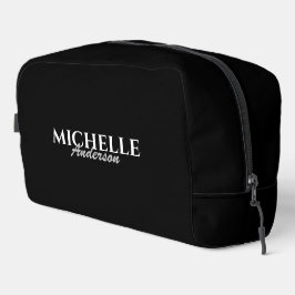 Eenvoudig modern Monogram Toilettasje