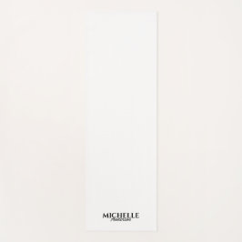Eenvoudig modern Monogram Yogamat
